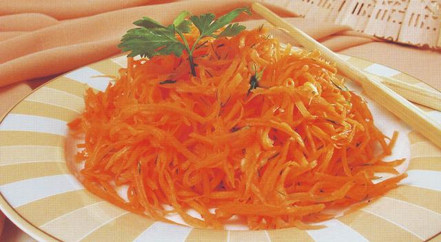 Салаты из моркови