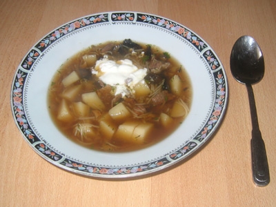 Бульон грибной